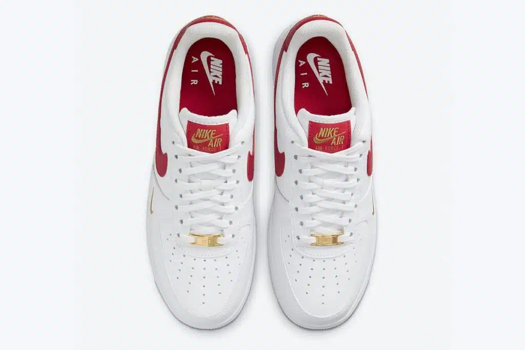 Wmns Nike Air Force 1 Essential Low ‘White Gym Red’