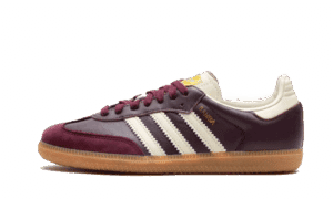 Adidas Samba OG Maroon Gold Metallic - Vista principal