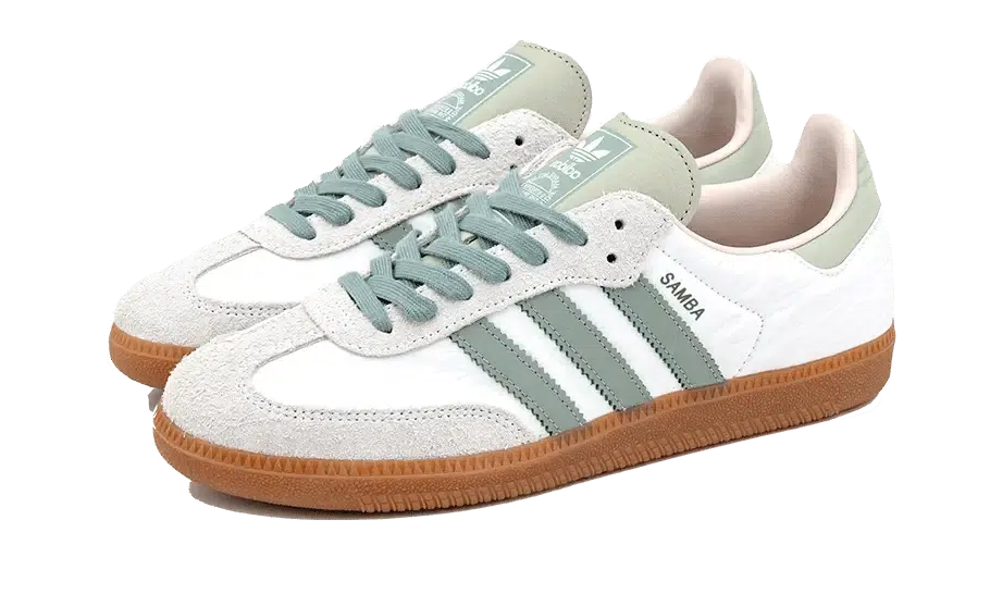 Samba OG Cloud White Silver Green