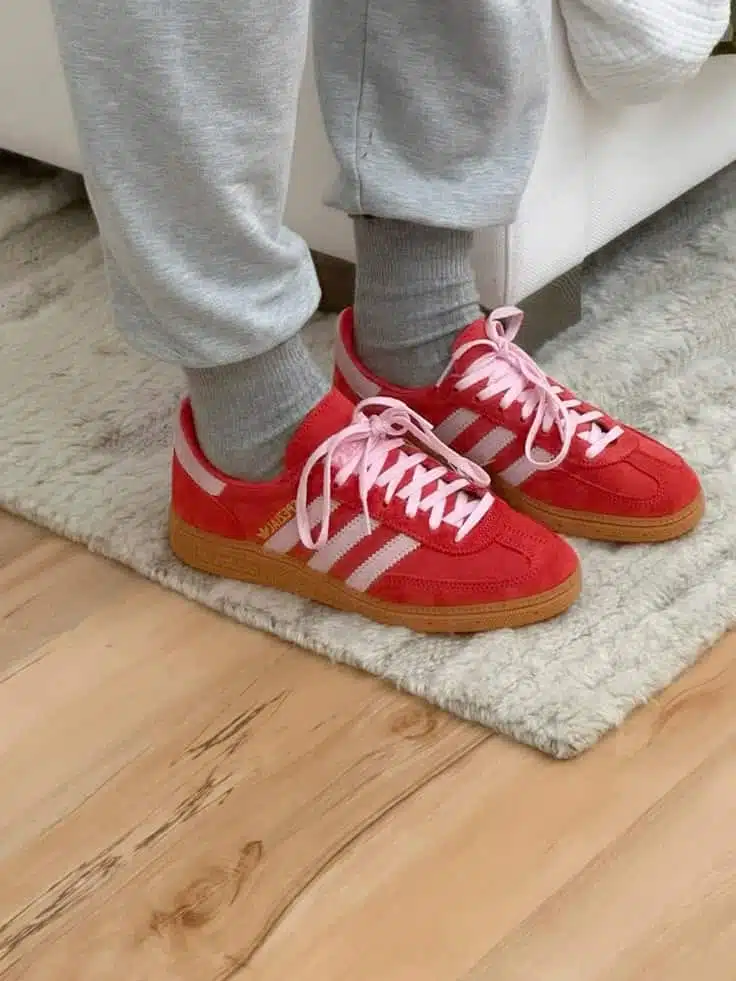 Adidas Handball Spezial Bright Red Clear Pink