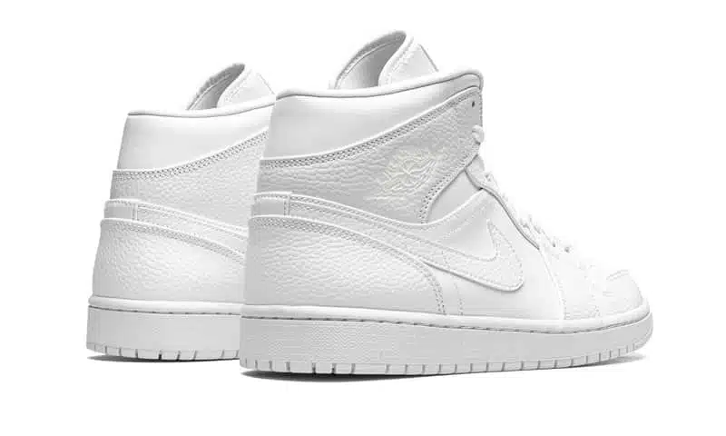 NIKE AIR JORDAN 1 MID TRIPLE WHITE