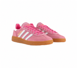 adidas Handball Spezial Trainers Lucid Pink White Gold Metallic - Vista lateral