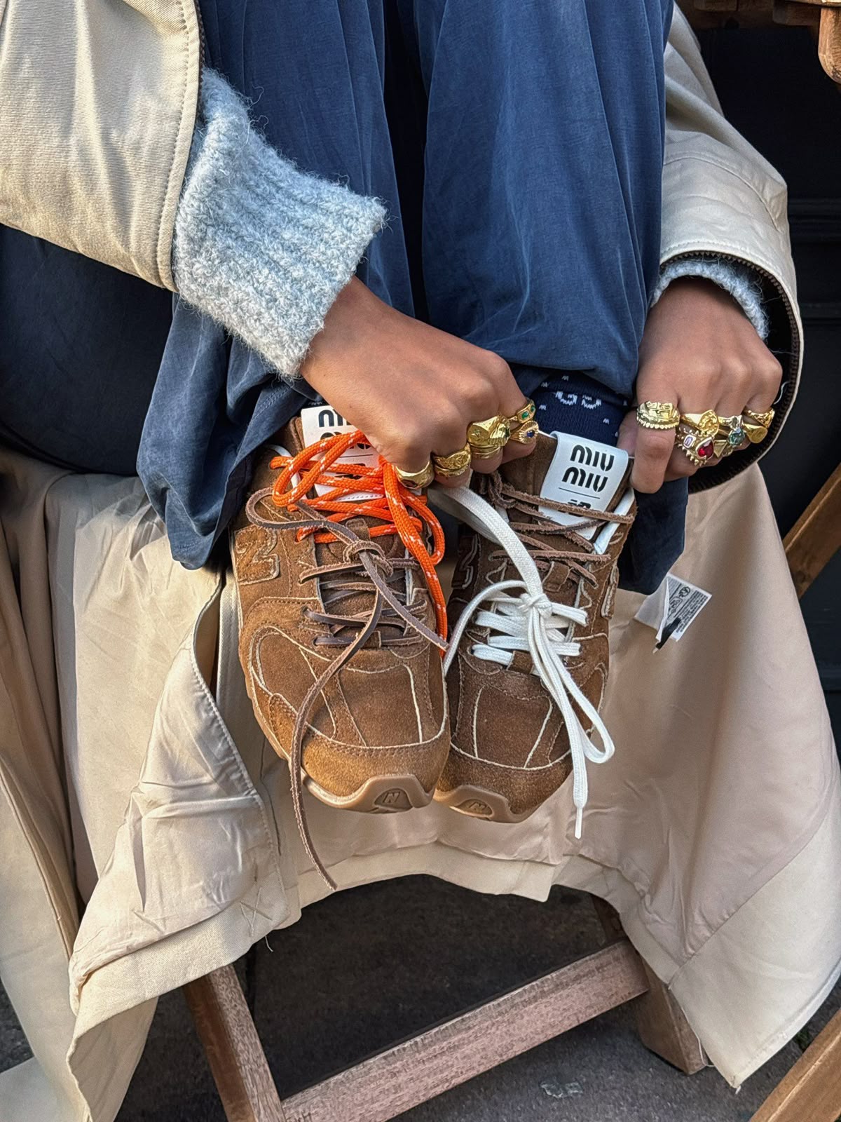 New Balance 530 x Miu Miu Cinnamon - Vista lateral