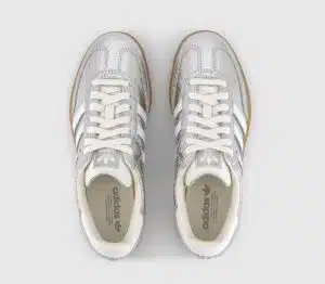 adidas Samba OG Trainers Silver Metalic White White