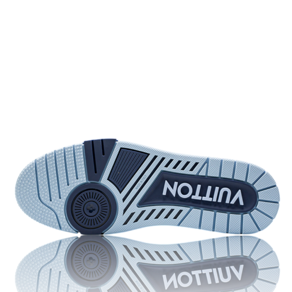 LV Trainer Low Monogram Denim Blue