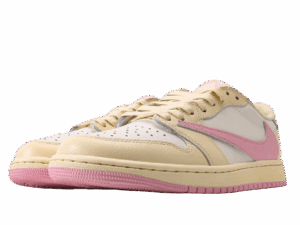 Travis Scott x Air Jordan 1 Low OG Sail White Pink