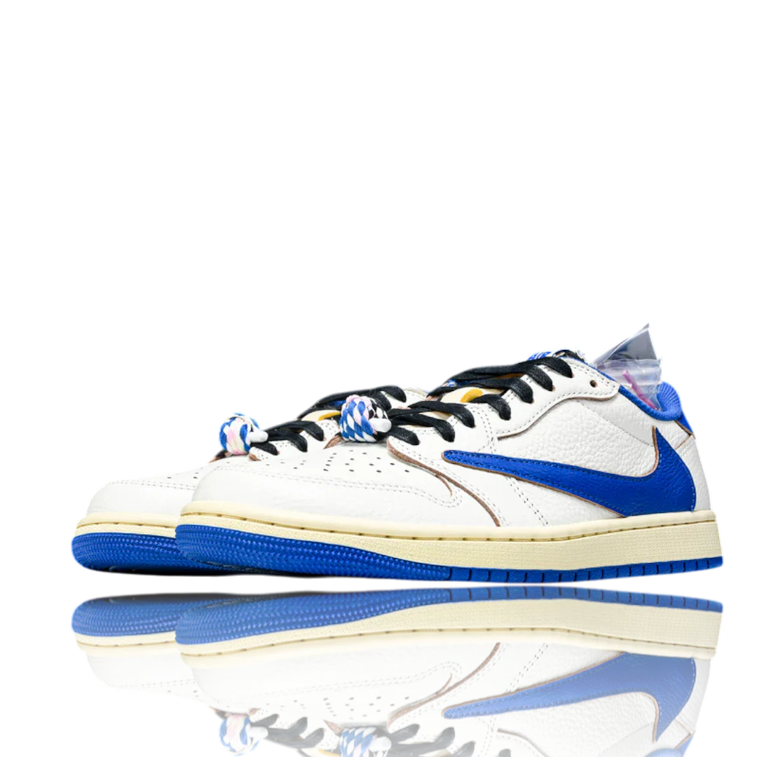 Travis Scott x Fragment AJ1 Low OG Sail Military Blue