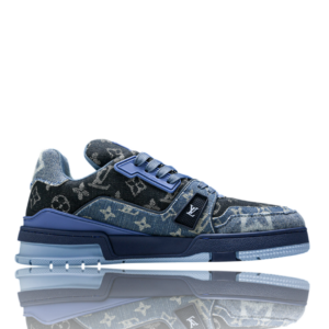LV Trainer Low Monogram Denim Blue