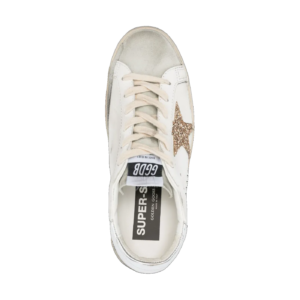 Golden Goose Super-Star White Gold Silver Star