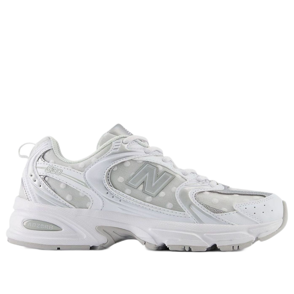 New Balance 530 White Polka Dots