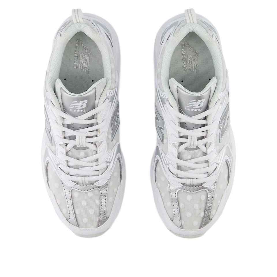 New Balance 530 White Polka Dots