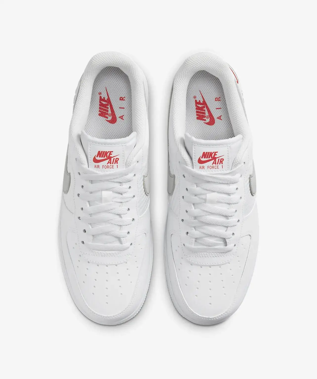 Nike Air Force 1 Low White Red Mini Swoosh