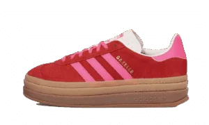 Adidas Gazelle Bold Collegiate Red Lucid Pink