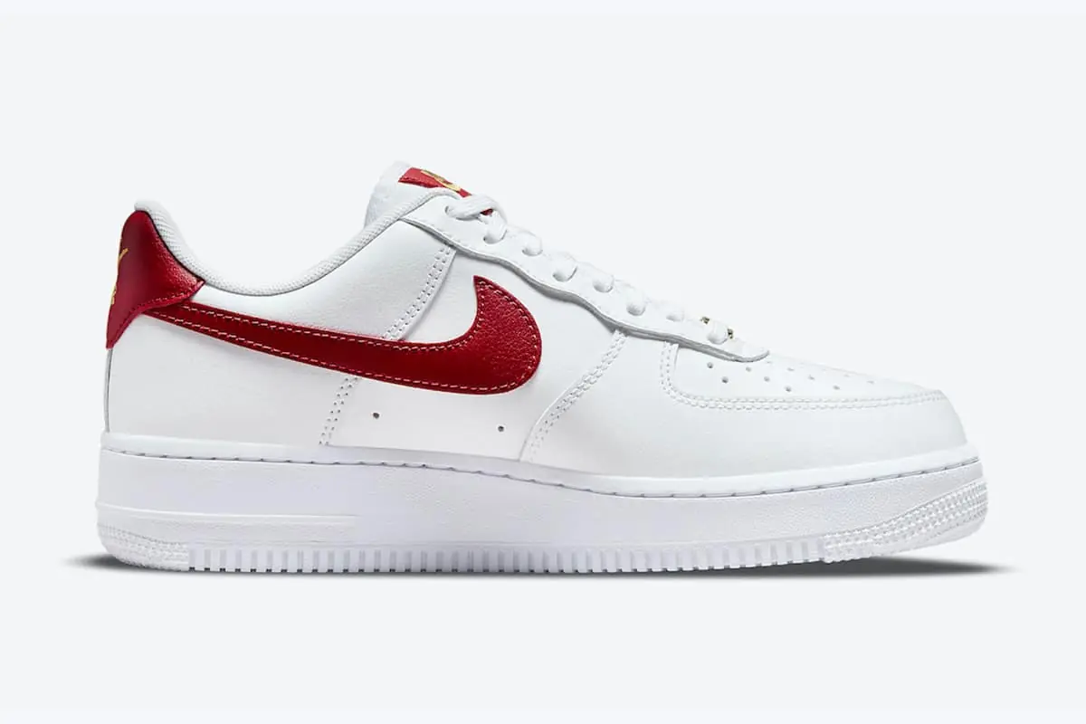 Wmns Nike Air Force 1 Essential Low ‘White Gym Red’