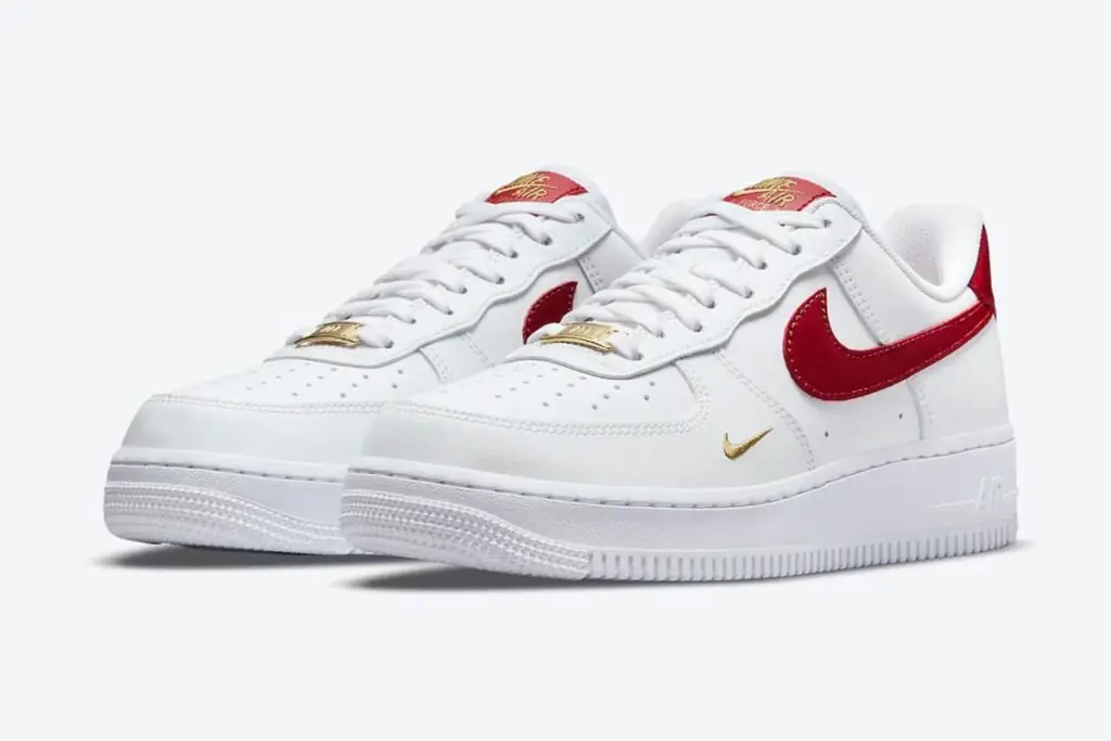 Wmns Nike Air Force 1 Essential Low ‘White Gym Red’