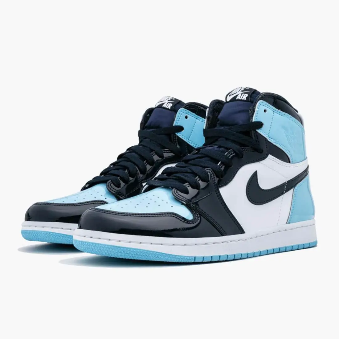 AIR JORDAN 1 RETRO HIGH OG “BLUE CHILL” OBSIDIAN/BLUE CHILL-WHITE