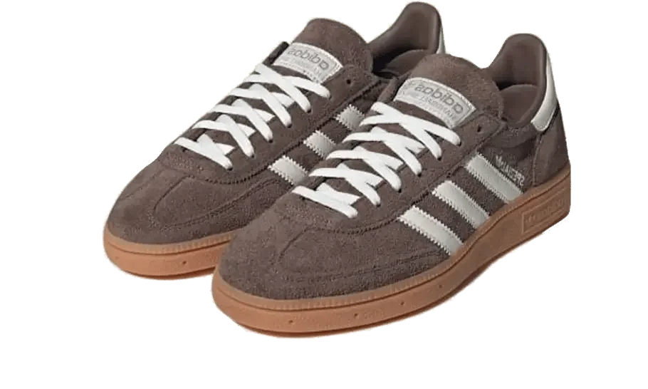ADIDAS HANDBALL SPEZIAL EARTH BROWN STRATA OFFWHITE GUM - Vista superior