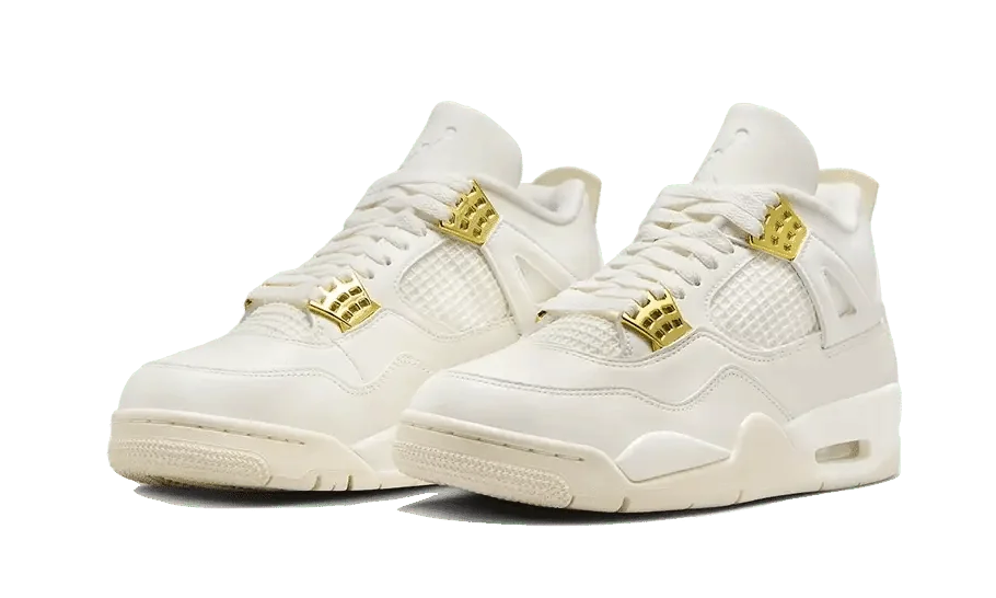 Air Jordan 4 Sail Metallic Gold