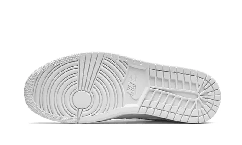 NIKE AIR JORDAN 1 MID TRIPLE WHITE