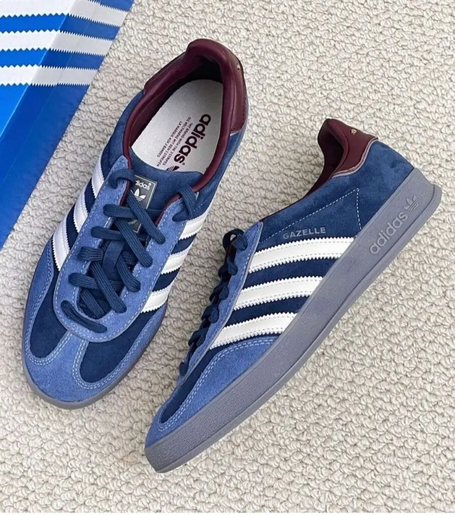 Adidas Gazelle Indoor Crew Navy Burgundy