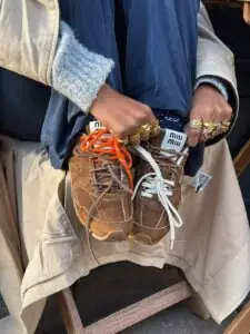 New Balance 530 x Miu Miu Cinnamon - Vista lateral