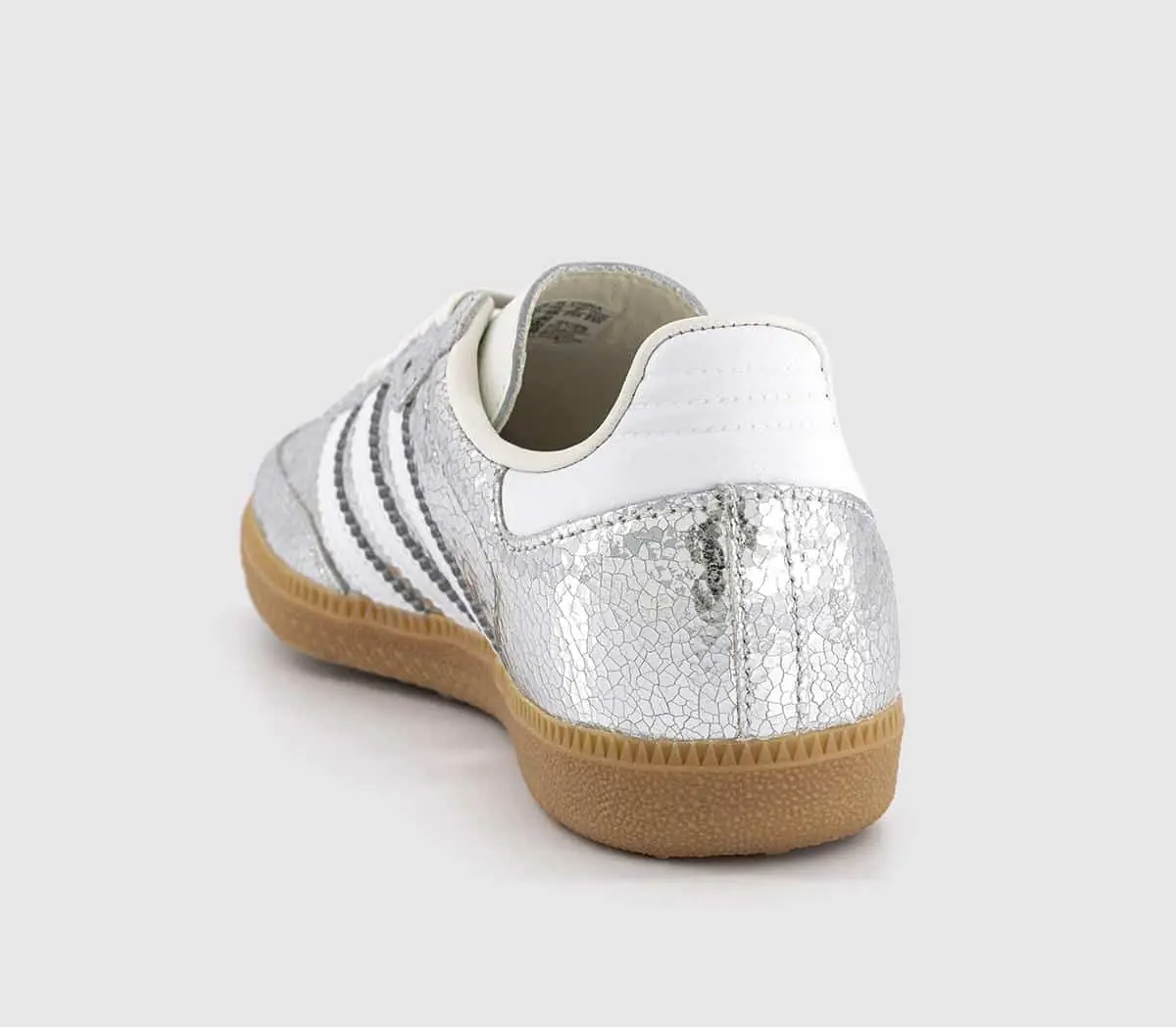 adidas Samba OG Trainers Silver Metalic White White