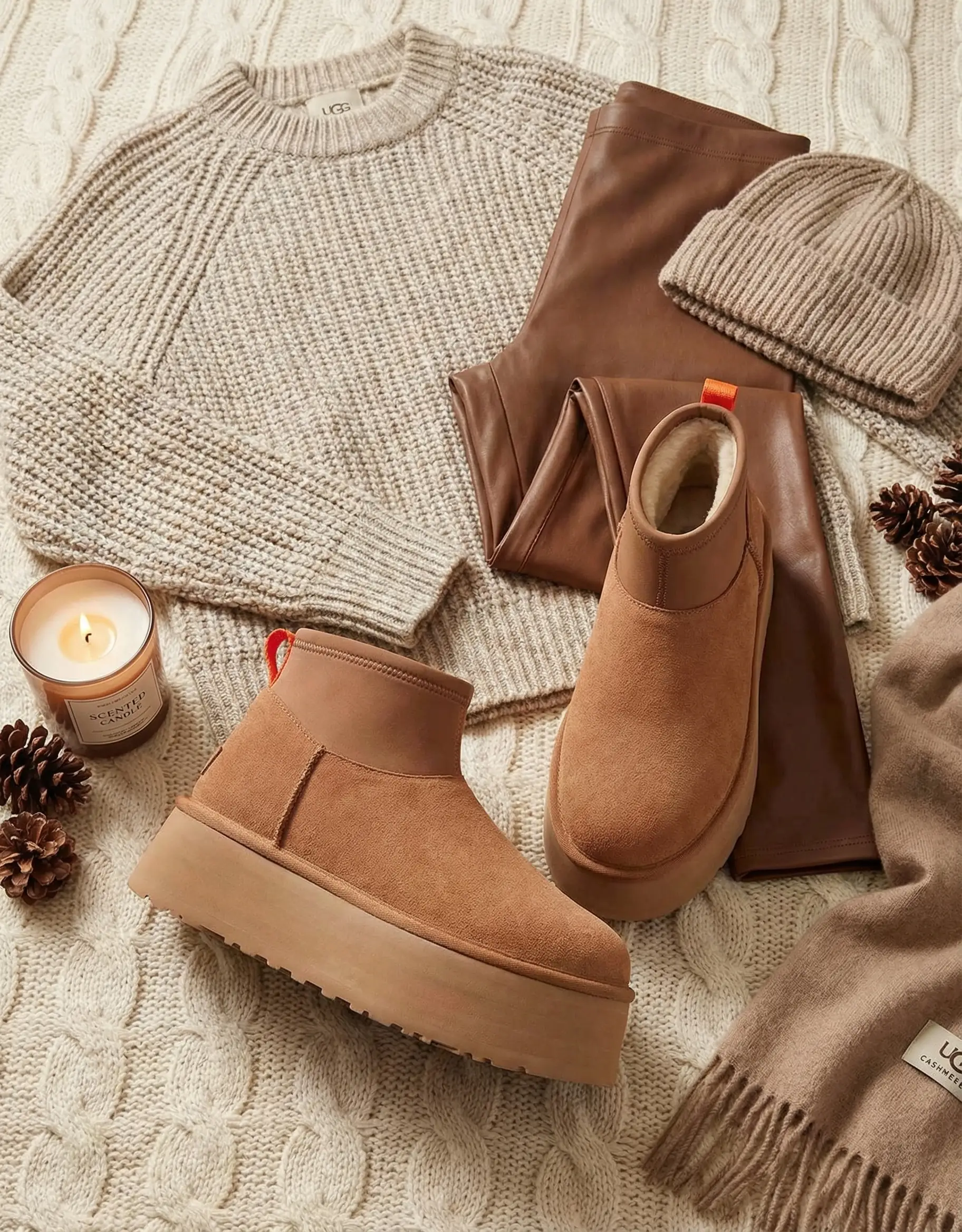 UGG W Classic Mini Dipper Chestnut