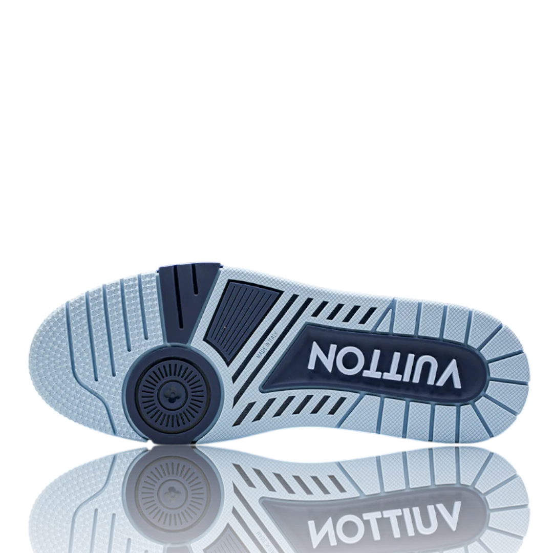 LV Trainer Low Monogram Denim Blue