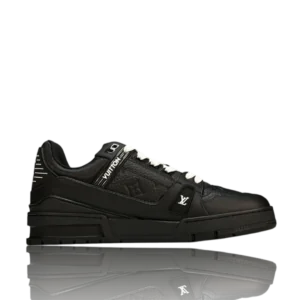 LV Trainer Low Monogram Black Embossed