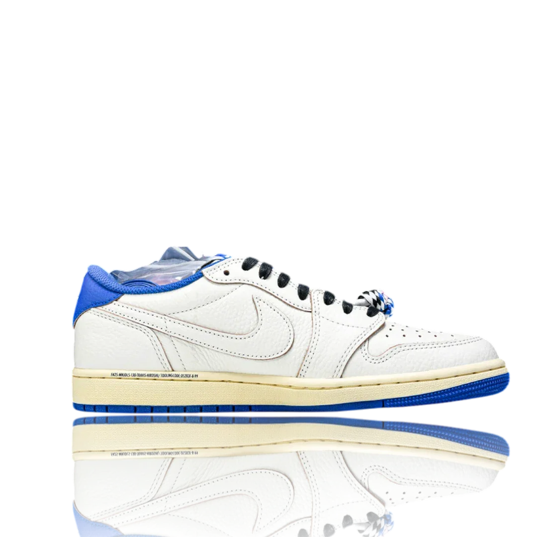 Travis Scott x Fragment AJ1 Low OG Sail Military Blue