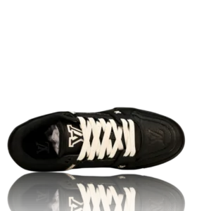 LV Trainer Low Monogram Black Embossed