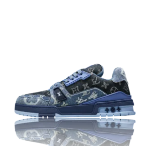 LV Trainer Low Monogram Denim Blue
