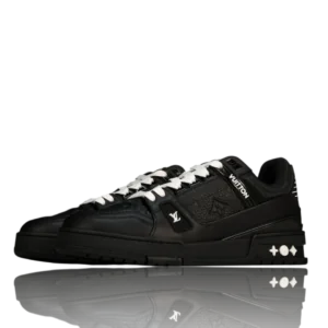 LV Trainer Low Monogram Black Embossed