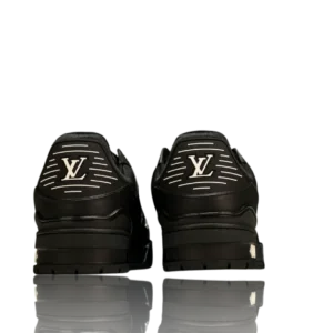 LV Trainer Low Monogram Black Embossed
