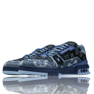 LV Trainer Low Monogram Denim Blue