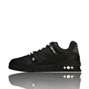 LV Trainer Low Monogram Black Embossed