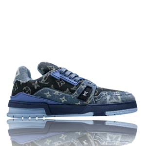LV Trainer Low Monogram Denim Blue