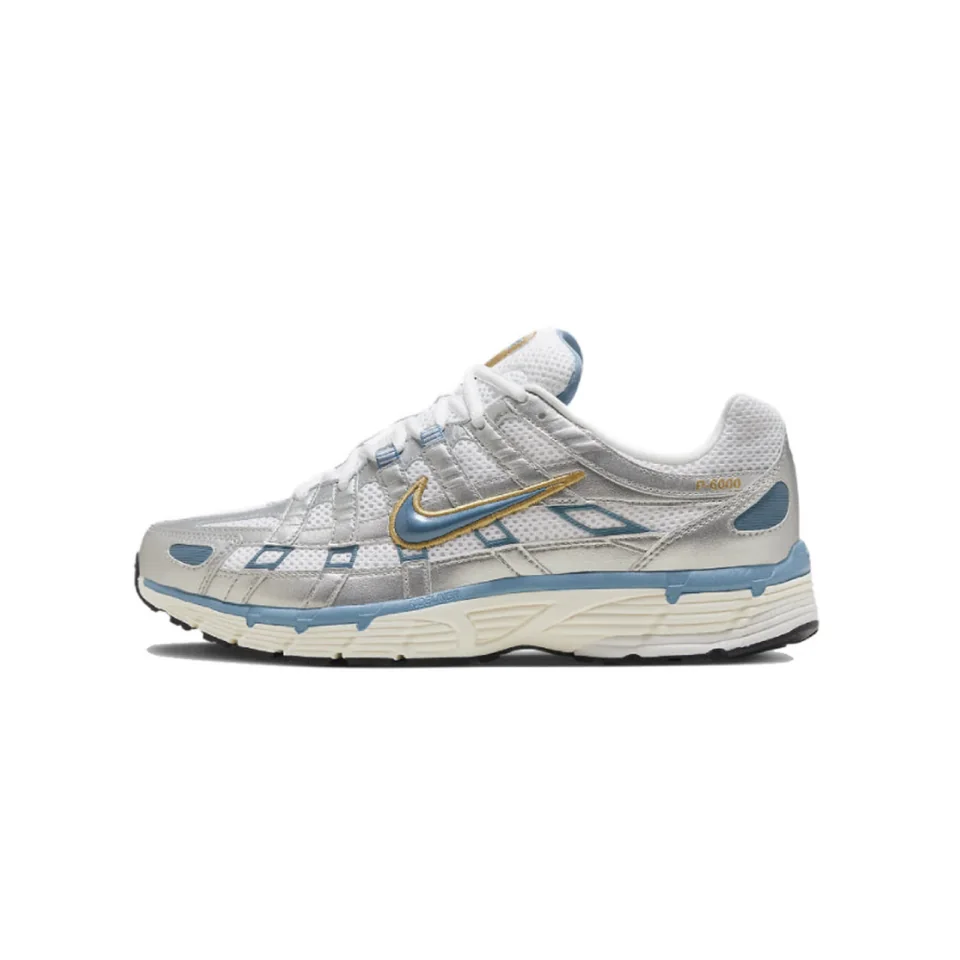 Nike P-6000 Metallic Silver Aegean Storm