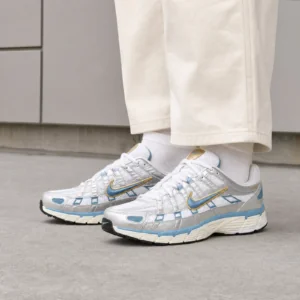 Nike P-6000 Metallic Silver Aegean Storm