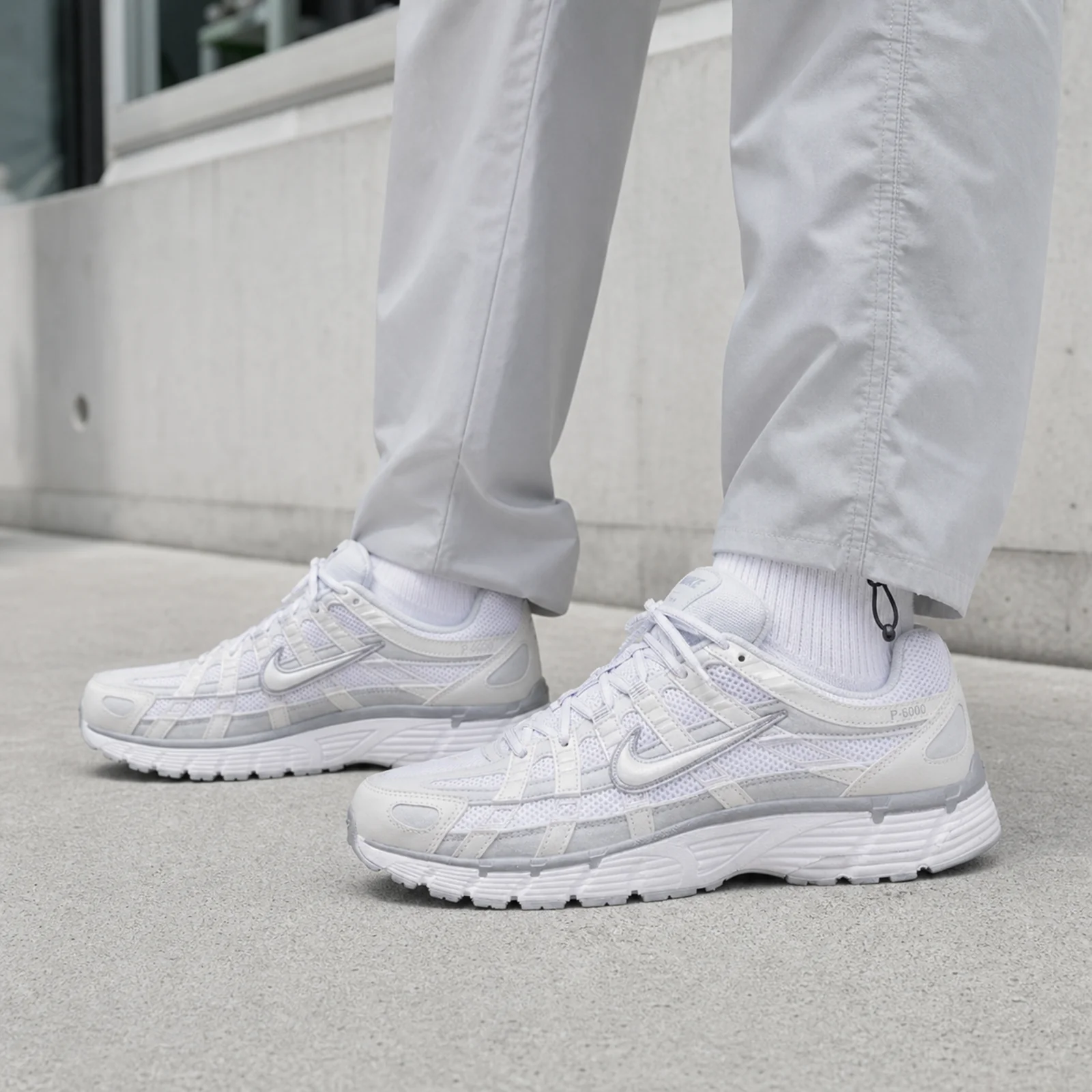 Nike P-6000 Summit White Pure Platinum