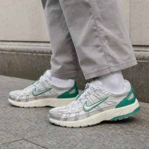 Nike P-6000 Premium Light Bone Bicoastal Green