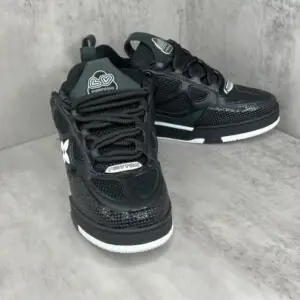 LV Skate Sneaker Black White