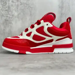LV Skate Sneaker Red White