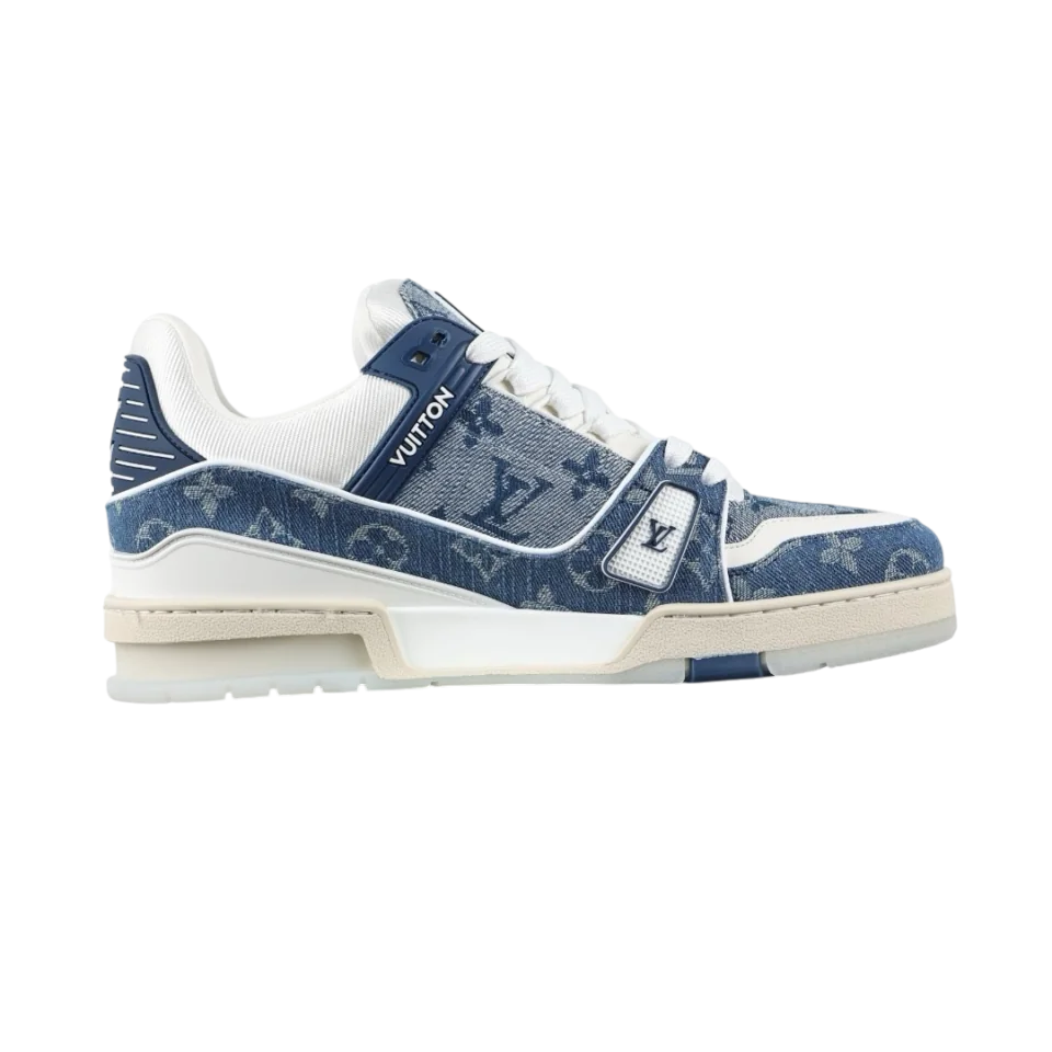 LV Trainer Denim Monogram Blue