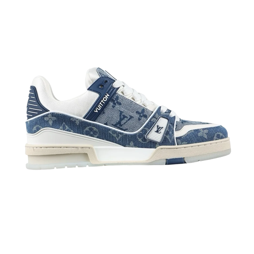 LV Trainer Denim Monogram Blue