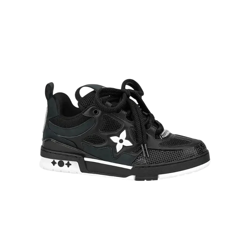 LV Skate Sneaker Black White