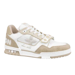 LV Trainer Beige White