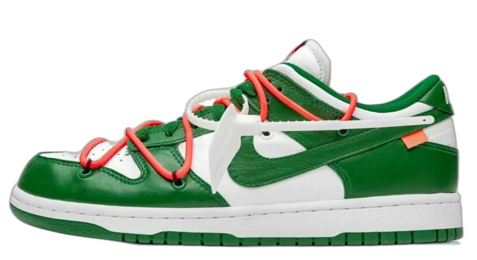 SB Dunk Low x Off-White "Pine Green"