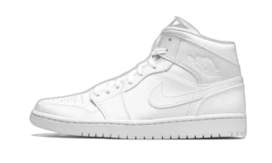 NIKE AIR JORDAN 1 MID TRIPLE WHITE
