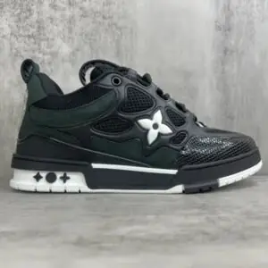 LV Skate Sneaker Black White